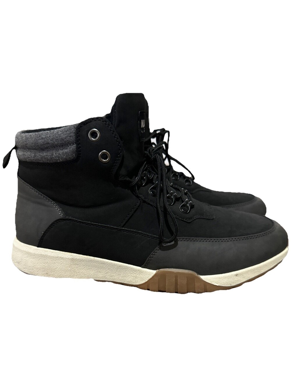 Steve Madden Black Lace Up Ankle Boots Women’s 8.5 Casual Hiking Style